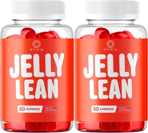 (2 Pack) Jelly Lean Gummies - Official Jelly Lean Gummys Advanced Premium Formula Maximum Strength, All Natural Daily JellyLean Vitamins Support For Overall Health & Wellness, 120 Gummies For 2 Months in Saudi Arabia