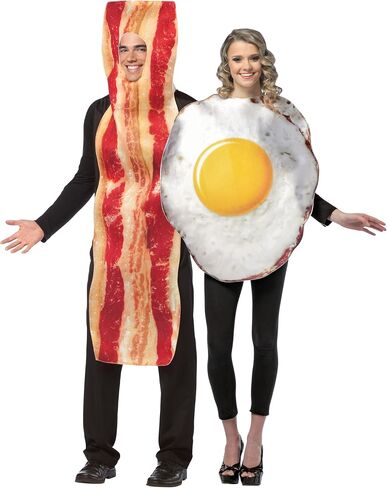 Bacon Slice and Fried Egg Couples Costume in Kuwait