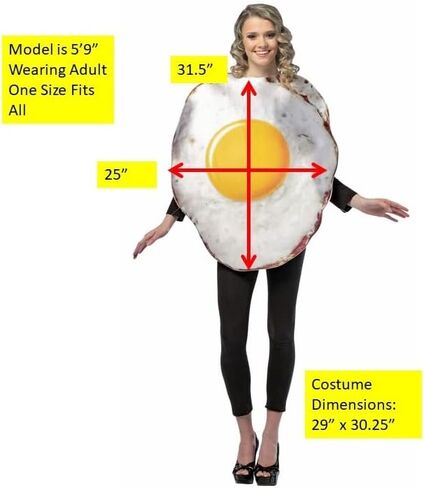 Bacon Slice and Fried Egg Couples Costume in Kuwait