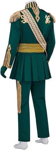 Fiyero Costume Musical Cosplay Mens Colonial Military Uniform Men's Theater Fancy Dress Outfits in Saudi Arabia