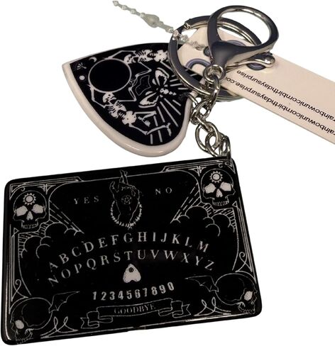 سلسلة مفاتيح Mystic Ouija Board مع سحر Planchette، ملحق حلقة مفاتيح للهالوين القوطية Summerween للنساء والرجال، حقيبة ظهر in Kuwait