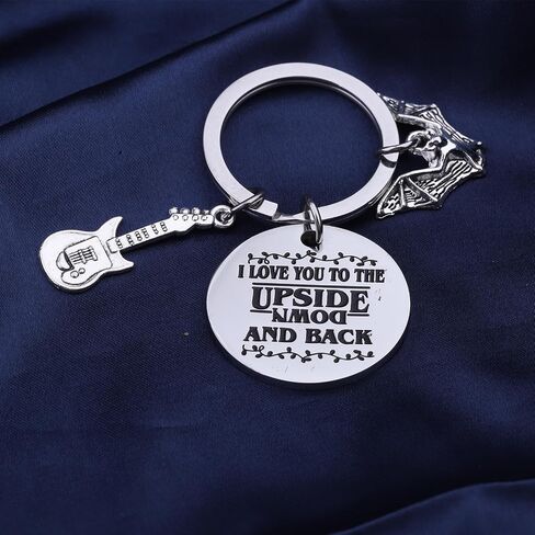 ENSIANTH 11 Things Merch Valentine Upside Down Keychain Monster Love Things -Funny Demogorgon - Sci-Fi Horror Inspired Gift in Kuwait