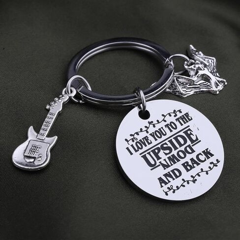 ENSIANTH 11 Things Merch Valentine Upside Down Keychain Monster Love Things -Funny Demogorgon - Sci-Fi Horror Inspired Gift in Kuwait