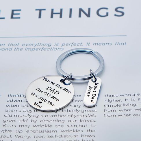 Christmas for Father Daddy Love You Gifts for Papa Best Dad Ever Father's Day Birthday Valentine's Day Gifts for Father Men Bonus Dad Funny Daddy Gift Keychain from Daughter Son in Saudi Arabia
