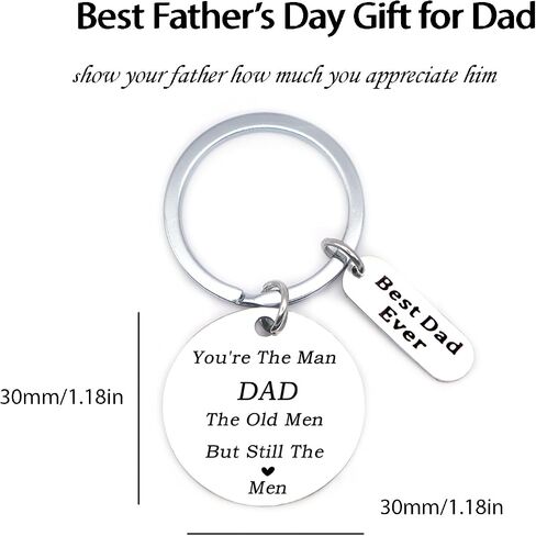Christmas for Father Daddy Love You Gifts for Papa Best Dad Ever Father's Day Birthday Valentine's Day Gifts for Father Men Bonus Dad Funny Daddy Gift Keychain from Daughter Son in Saudi Arabia