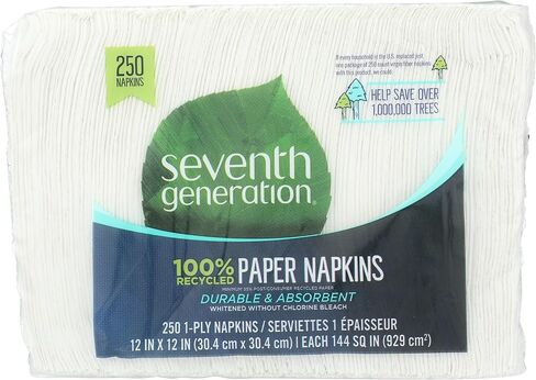 Seventh Generation White Lunch Napkin, 1-ply, 250 ct in Kuwait