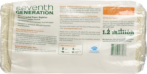 Seventh Generation White Lunch Napkin, 1-ply, 250 ct in Kuwait