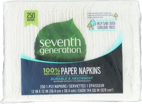 Seventh Generation White Lunch Napkin, 1-ply, 250 ct in Kuwait