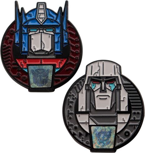 Transformers 40th Anniversary Optimus Prime and Megatron Pin Badge Set in Kuwait