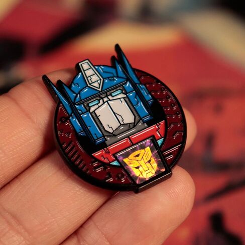Transformers 40th Anniversary Optimus Prime and Megatron Pin Badge Set in Kuwait