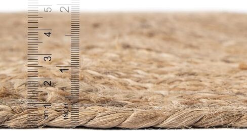 Rugs.com - سجادة الجوت المضفرة - سجادة الجوت الطبيعية بطول 5 أقدام - نسيج مسطح حديث للممرات والمداخل والمطابخ in Kuwait