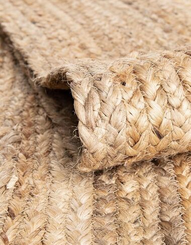 Rugs.com - سجادة الجوت المضفرة - سجادة الجوت الطبيعية بطول 5 أقدام - نسيج مسطح حديث للممرات والمداخل والمطابخ in Kuwait