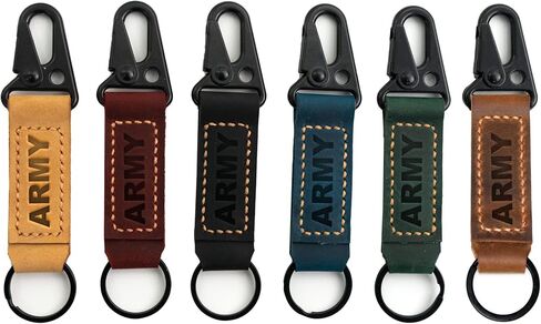 Personalized Leather Keychain, Custom Engraved, Brown, Men's Gift, Coordinates, Anniversary, Wedding in Saudi Arabia