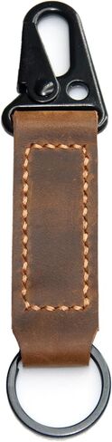 Personalized Leather Keychain, Custom Engraved, Brown, Men's Gift, Coordinates, Anniversary, Wedding in Saudi Arabia