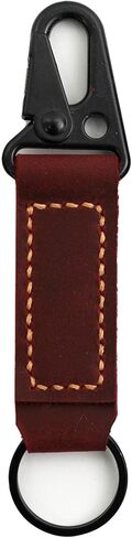 Personalized Leather Keychain, Custom Engraved, Brown, Men's Gift, Coordinates, Anniversary, Wedding in Saudi Arabia