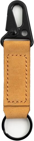 Personalized Leather Keychain, Custom Engraved, Brown, Men's Gift, Coordinates, Anniversary, Wedding in Saudi Arabia