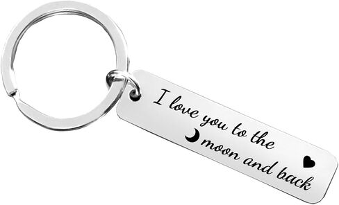 Keychain Gifts I Love You to the Moon and Back Keychain Valentines Mothers Day Christmas Gifts for Women and Men in Saudi Arabia