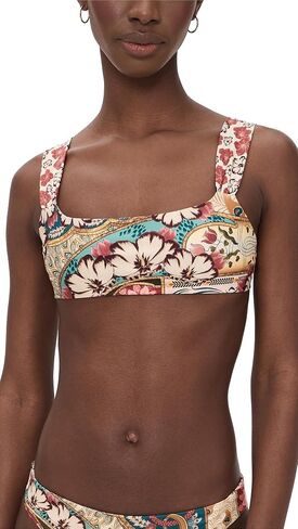 AGUA BENDITA Women's Selena Plume Bikini Top in Saudi Arabia
