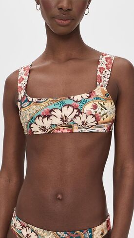 AGUA BENDITA Women's Selena Plume Bikini Top in Saudi Arabia