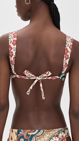 AGUA BENDITA Women's Selena Plume Bikini Top in Saudi Arabia