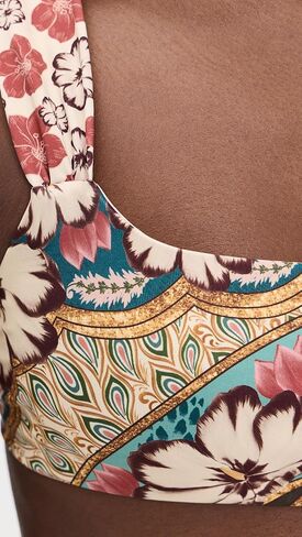 AGUA BENDITA Women's Selena Plume Bikini Top in Saudi Arabia
