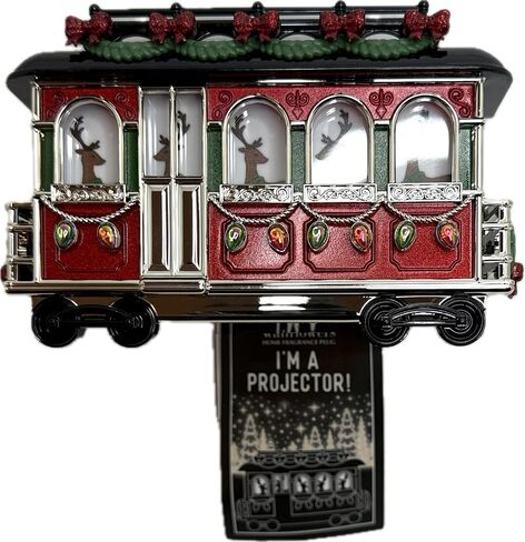 Bath & Body Works Light-Up Christmas Trolley Wallflowers Fragrance Plug – Holiday Projector Nightlight with Reindeer & Tree Scene in Saudi Arabia