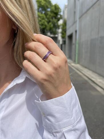 HEXAJOLIE Ribbon Statement Band Ring for Women | Elegant Gold Jewelry Accessories | Perfect for Party & Date Night | Hypoallergenic & Durable in Kuwait