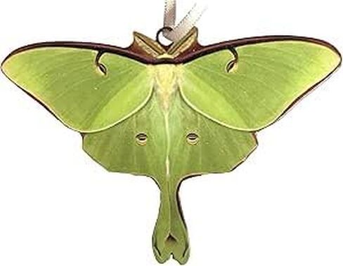 d’ears luna moth ornament, made in the U.S.A., family run small business, #8434, great gift for luna moth or moth lovers. in Saudi Arabia