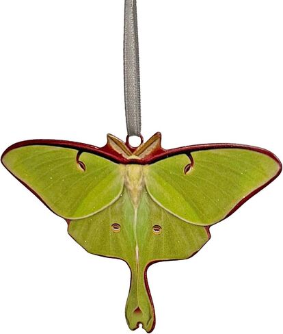 d’ears luna moth ornament, made in the U.S.A., family run small business, #8434, great gift for luna moth or moth lovers. in Saudi Arabia