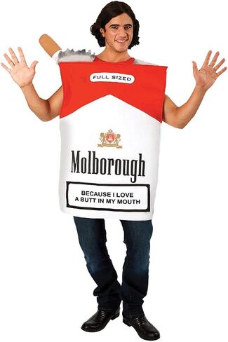Orion Costumes Unisex Novelty Giant Cigarette Packet Stag Do Fancy Dress Costume in Kuwait