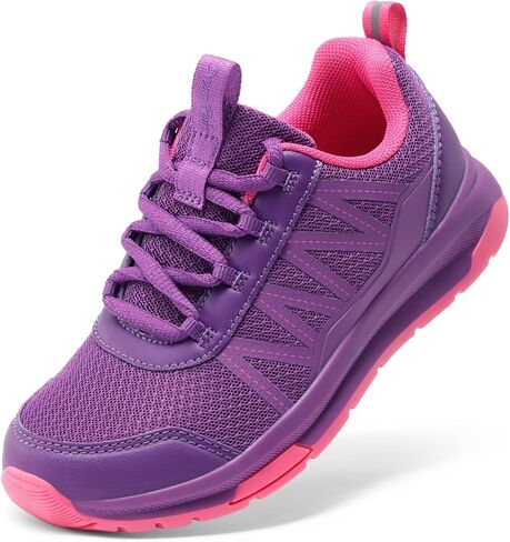 أحذية DREAM PAIRS للأولاد والبنات للأطفال، أحذية DuraPlay للتنس والجري غير قابلة للانزلاق، أحذية رياضية للمشي خفيفة الوزن بأربطة، أحذية رياضية للأطفال الصغار/الكبيرين in Kuwait