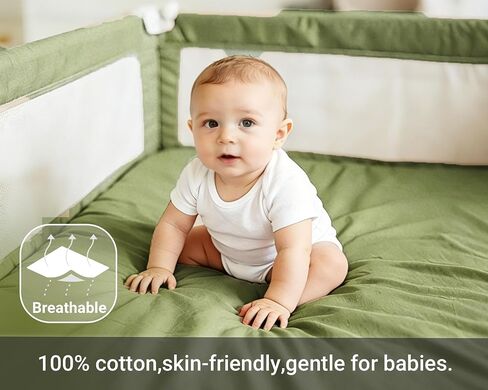 100% Cotton Futon Mattress Cover, Washable Japanese Floor Bed Protector with Zipper, Dust‑Proof Replacement Slipcover for Tatami Mat, Fits Up to 4-Inch Thick Mattresses, Full/Queen in Kuwait