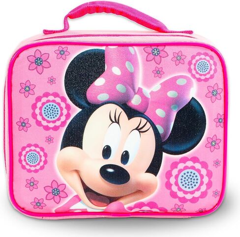 Disney Minnie Mouse Mini Backpack with Lunch Box Set - Bundle of 12" Backpack, Lunch Bag, Stickers, Water Bottle, More | Toddler Minnie School Supplies in Kuwait