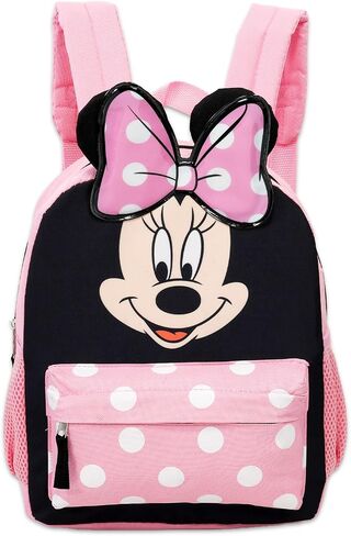 Disney Minnie Mouse Mini Backpack with Lunch Box Set - Bundle of 12" Backpack, Lunch Bag, Stickers, Water Bottle, More | Toddler Minnie School Supplies in Kuwait