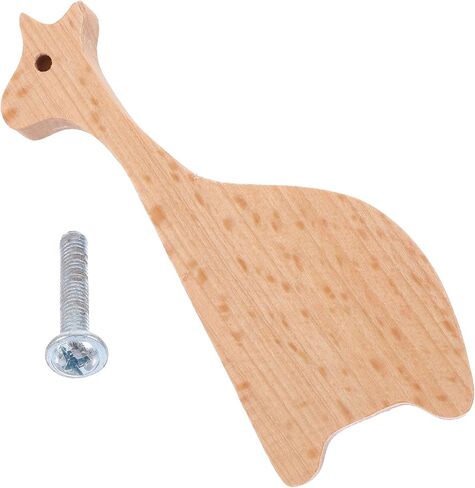 Toyvian Giraffe Wooden Dresser Handle Solid Beech Drawer Pull Knob Animal Cabinet Handle for ’ Room Nursery Furniture Bedroom Decor in Kuwait