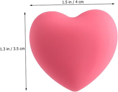 4pcs Pink Heart-Shaped Drawer Handles Cute Cartoon Cabinet Pulls Soft Silicone Wardrobe Hardware for ’ Room Furniture Decor in Kuwait
