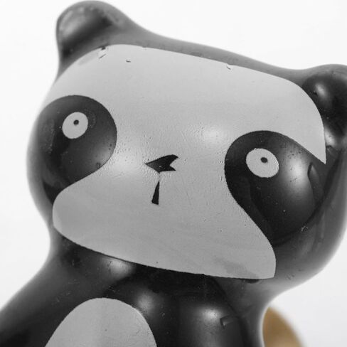 Wakauto Creative Panda مقابض خزانة مقابض سحب الأدراج، مقابض أبواب خزانة على شكل حيوان من النحاس والسيراميك للغرفة، وخزانة ديكور وأجهزة خزانة الملابس in Kuwait