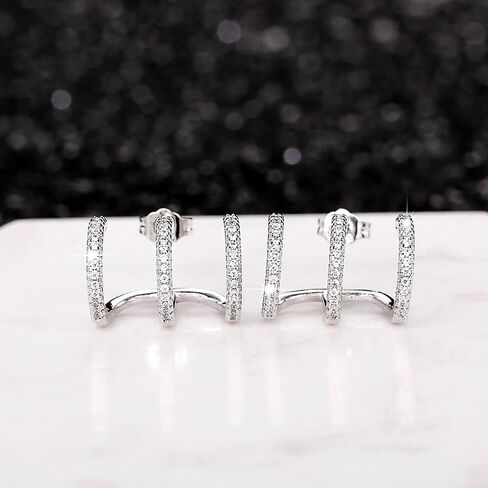 Trendy Claws Design Stud Earrings for Women Stylish Bright Jewelry in Kuwait