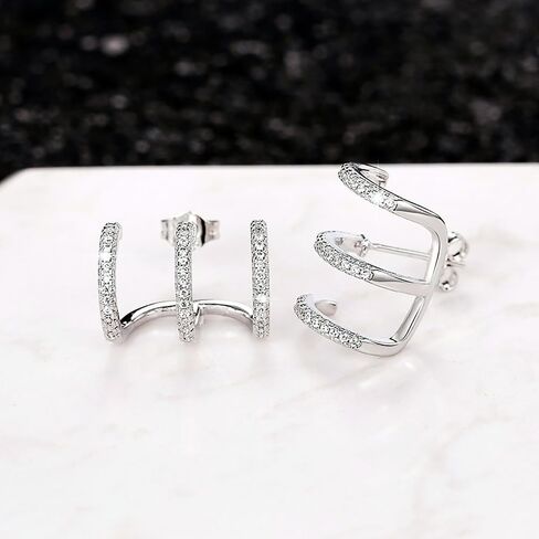Trendy Claws Design Stud Earrings for Women Stylish Bright Jewelry in Kuwait