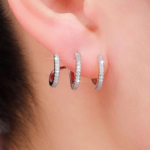 Trendy Claws Design Stud Earrings for Women Stylish Bright Jewelry in Kuwait