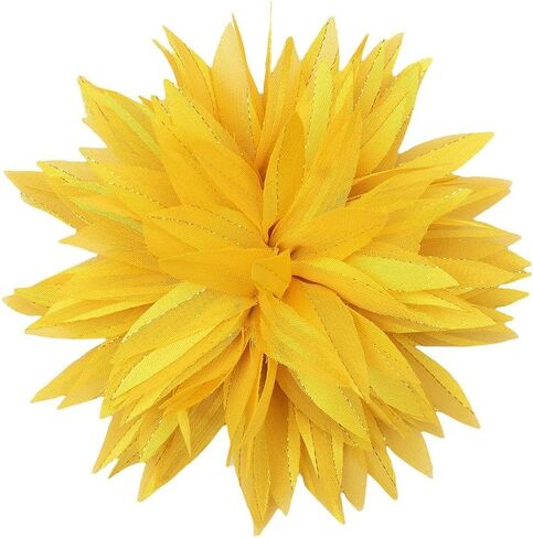 4.7in Fabric Dahlia Flower Brooch for Women Elegant Large Rose Sorority Paraphernalia Brooches Pins Wedding Party Events Corsage Accessories Jewelry in Kuwait