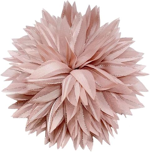 4.7in Fabric Dahlia Flower Brooch for Women Elegant Large Rose Sorority Paraphernalia Brooches Pins Wedding Party Events Corsage Accessories Jewelry in Kuwait