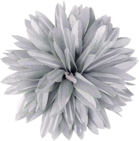 4.7in Fabric Dahlia Flower Brooch for Women Elegant Large Rose Sorority Paraphernalia Brooches Pins Wedding Party Events Corsage Accessories Jewelry in Kuwait