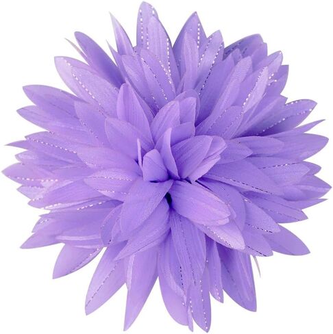 4.7in Fabric Dahlia Flower Brooch for Women Elegant Large Rose Sorority Paraphernalia Brooches Pins Wedding Party Events Corsage Accessories Jewelry in Kuwait