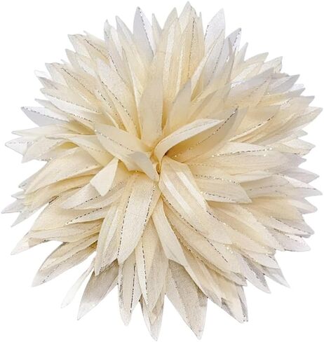4.7in Fabric Dahlia Flower Brooch for Women Elegant Large Rose Sorority Paraphernalia Brooches Pins Wedding Party Events Corsage Accessories Jewelry in Kuwait