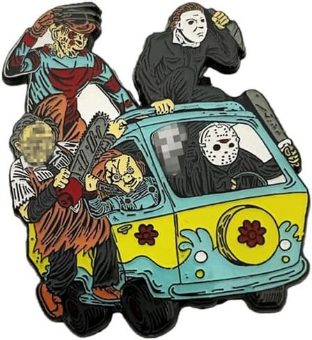 Christmas Horror Pin, Metal Cute Halloween Pins for Women and Men in Saudi Arabia
