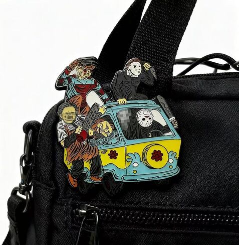 Christmas Horror Pin, Metal Cute Halloween Pins for Women and Men in Saudi Arabia