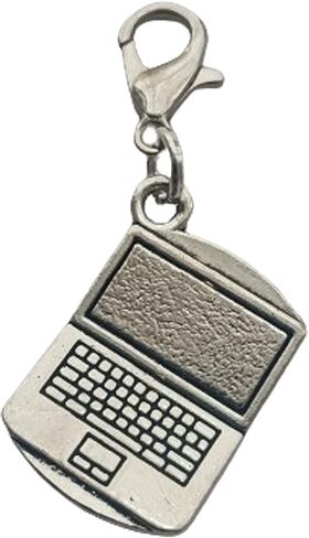 2pcs Mini 3D Computer Clip on Charm Computer Zipper Pull Purse Charms, Cool Lobster Claw Charm for DIY in Kuwait