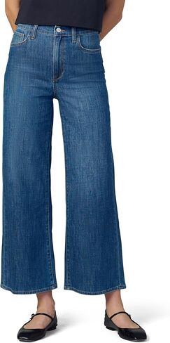 بنطلون جينز نسائي من Joe's Jeans The Mia High Rise واسع الساق واسع الكاحل - - 30 in Kuwait