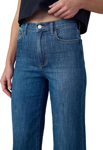 بنطلون جينز نسائي من Joe's Jeans The Mia High Rise واسع الساق واسع الكاحل - - 30 in Kuwait